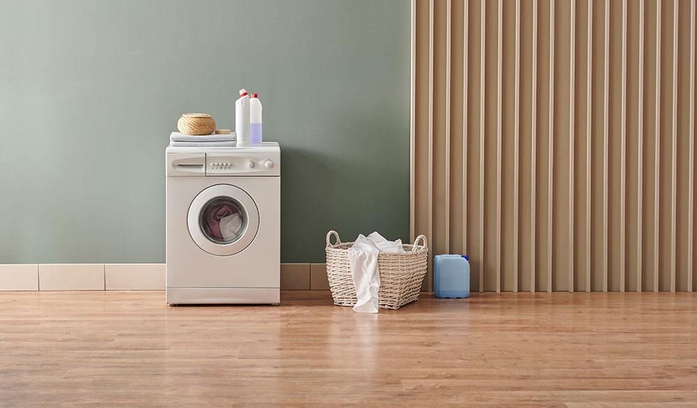 Waschmaschine mit Wschekorb