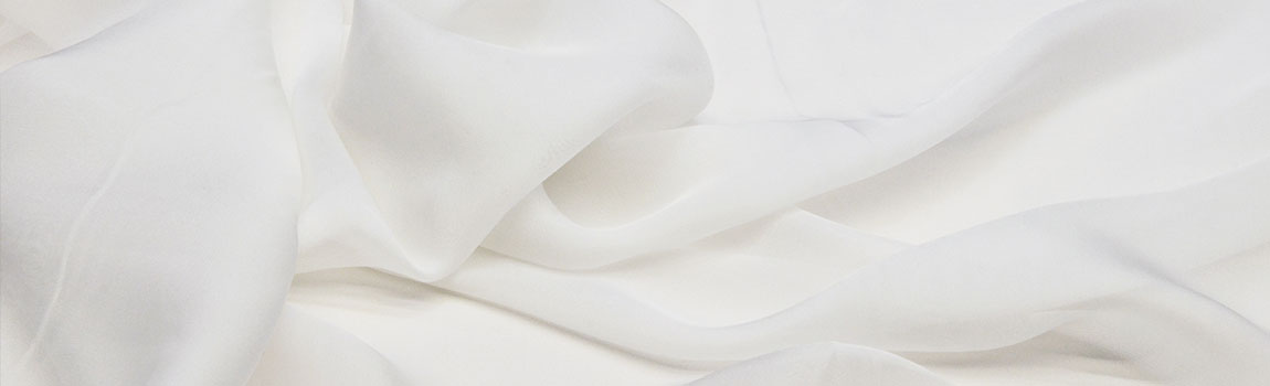 Weisser Chiffon Stoff