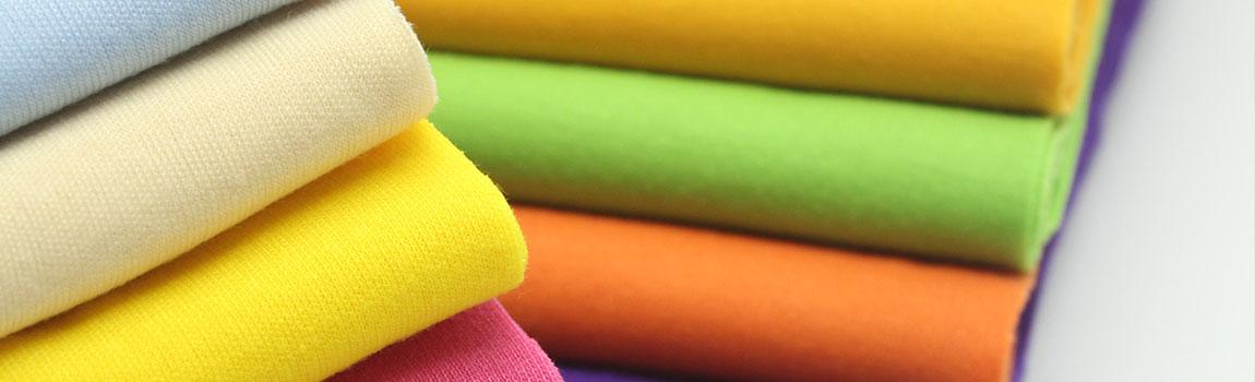 Viskosestoff in unterschiedlichen Farben