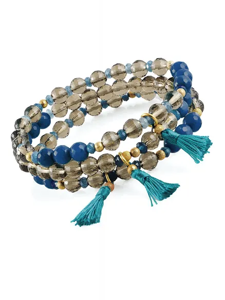 Armband Set Tempo in petrol von Fineline Katahati