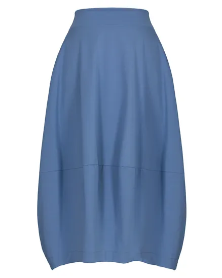 Ballonrock Jersey in blau von Made in Italy