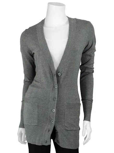 Basic Strickjacke in grau von My Star