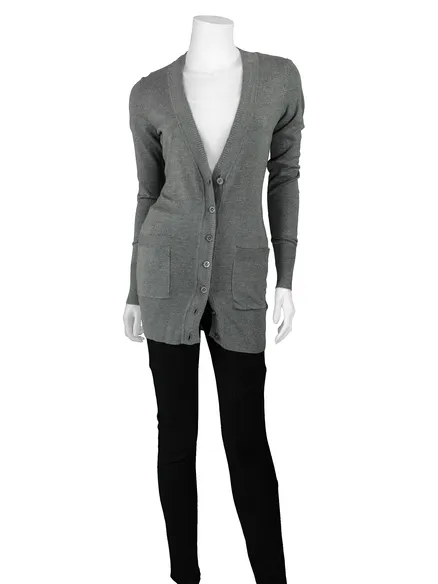 Basic Strickjacke in grau von My Star