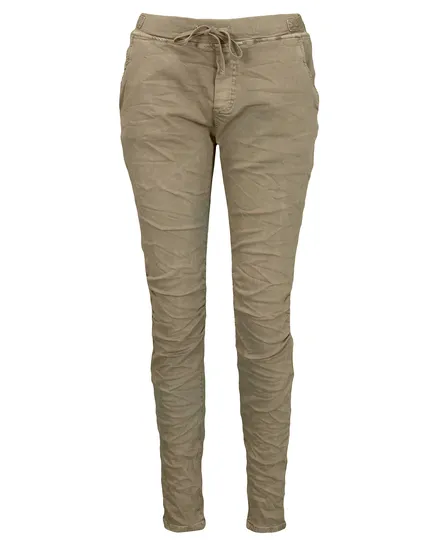 Baumwollhose im Jogging-Stil in braun von Made in Italy