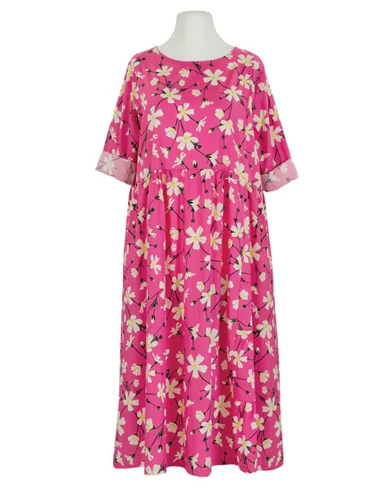 Baumwollkleid Floral in pink von Wendy