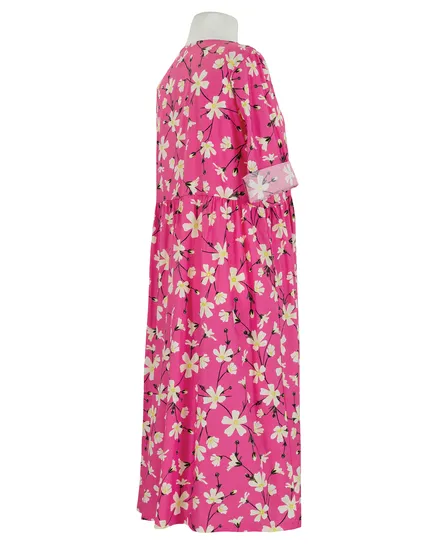Baumwollkleid Floral in pink von Wendy