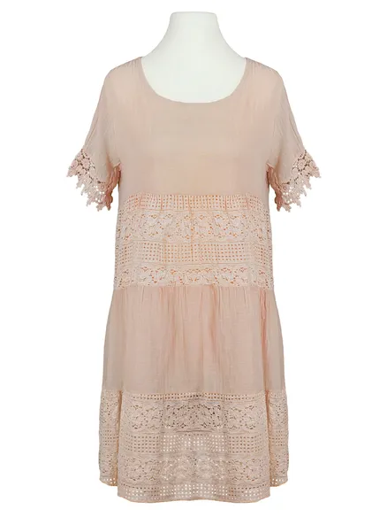 Baumwollkleid Spitze in rosa von Diana
