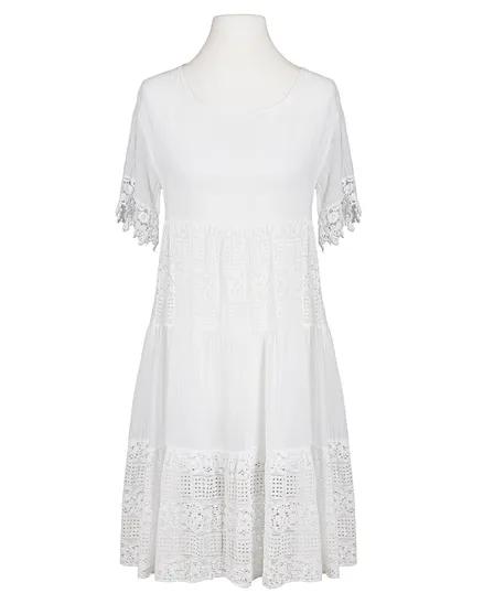 Baumwollkleid Spitze in wei� von Diana