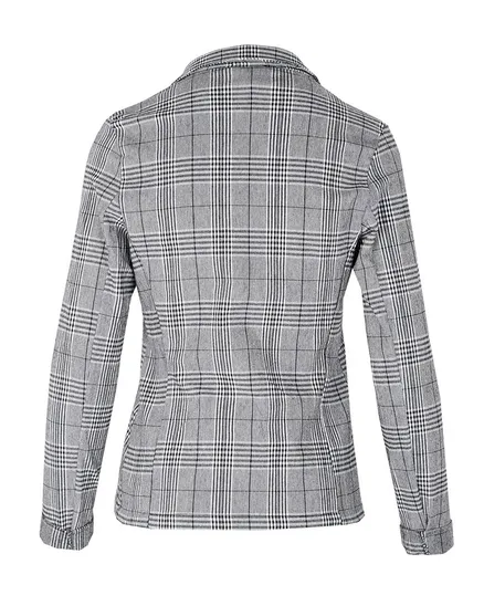 Blazer Karomuster in schwarz von fashion made in italy