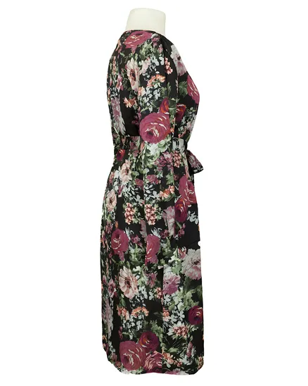 Bl�ten Chiffonkleid in schwarz von My Star