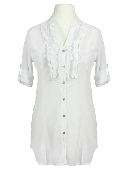 Bluse Baumwolle in wei� von RESTART
