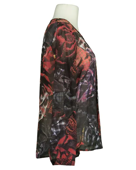 Bluse mit Print in schwarz von Montan