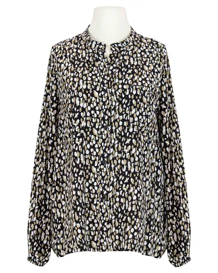 Bluse Print in schwarz von Esvivid