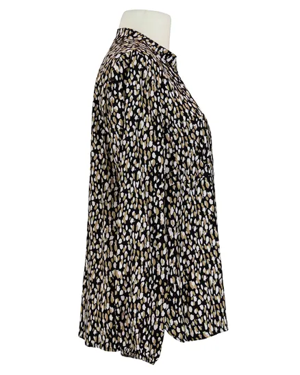 Bluse Print in schwarz von Esvivid