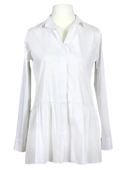 Jersey Bluse in wei� von Esvivid