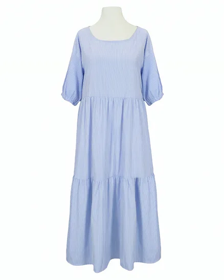Blusenkleid gestreift in blau von fashion made in italy
