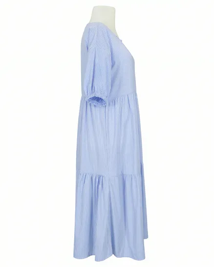 Blusenkleid gestreift in blau von fashion made in italy