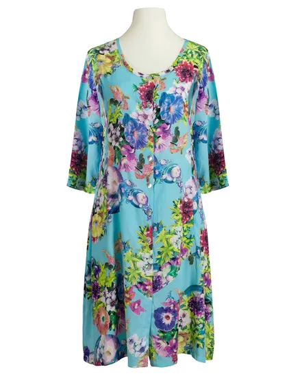 Blusenkleid Tunikastil in t�rkis von Respect