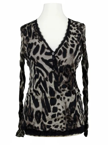 Shirt Leoprint in braun von RESTART