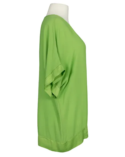 Blusenshirt aus Georgette in gr�n von Made in Italy