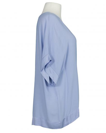 Blusenshirt aus Georgette in hellblau von Made in Italy