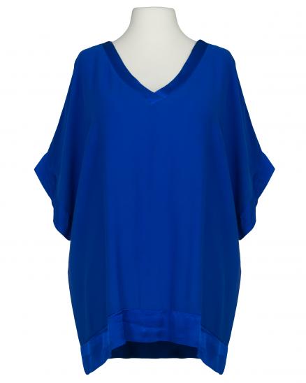 Blusenshirt aus Georgette in k�nigsblau von Made in Italy