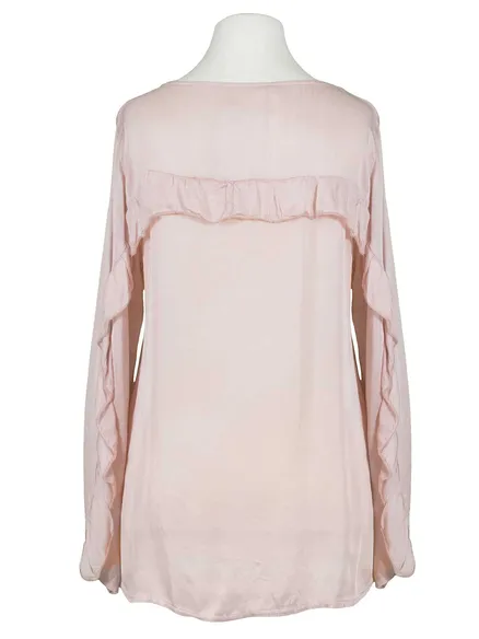 Blusenshirt aus Satin in rosa von Zoe