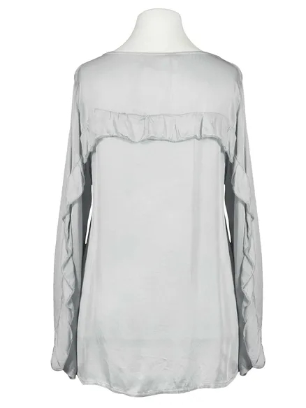 Blusenshirt aus Satin in silbergrau von Zoe