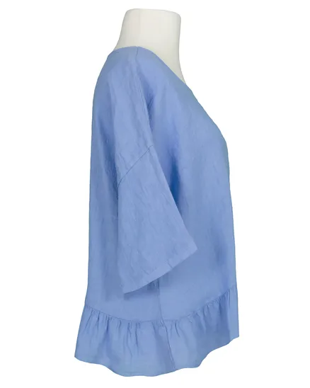 Blusenshirt Leinen in hellblau von Puro Lino