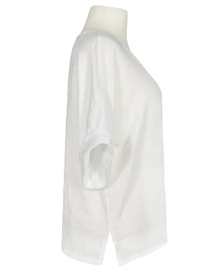 Blusenshirt Leinen in wei� von Puro Lino
