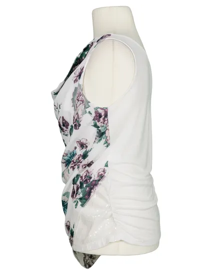 Blusenshirt mit Blumen in wei� von Diana