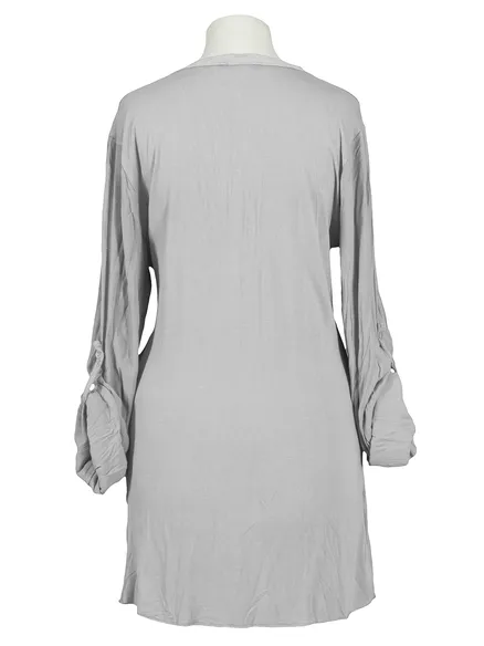 Blusenshirt Pailletten in grau von Spaziodonna