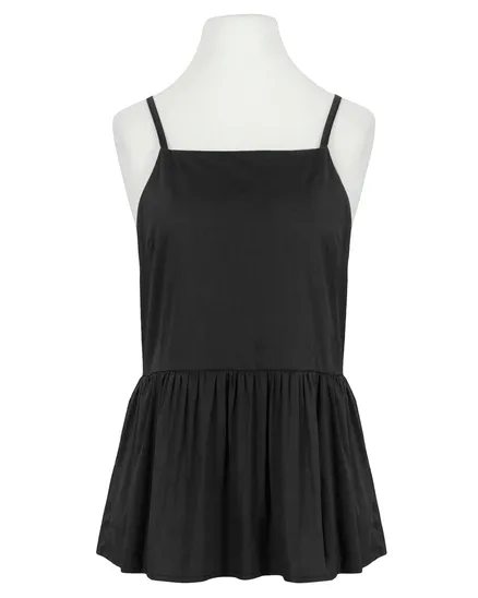 Blusentop Baumwolljersey in schwarz von Wendy