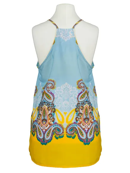Blusentop Ornamentprint in bunt von folia