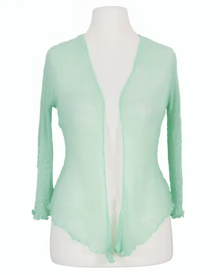 Bolero Boucl�strick in mint von Exotic