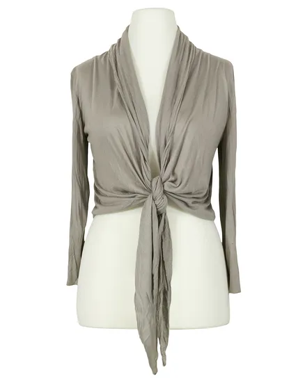 Bolero Cardigan in hellbraun von Spaziodonna
