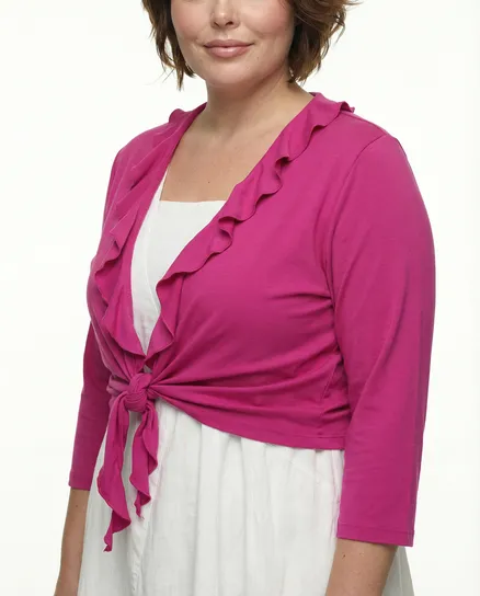 Bolero Cardigan in pink von Twister