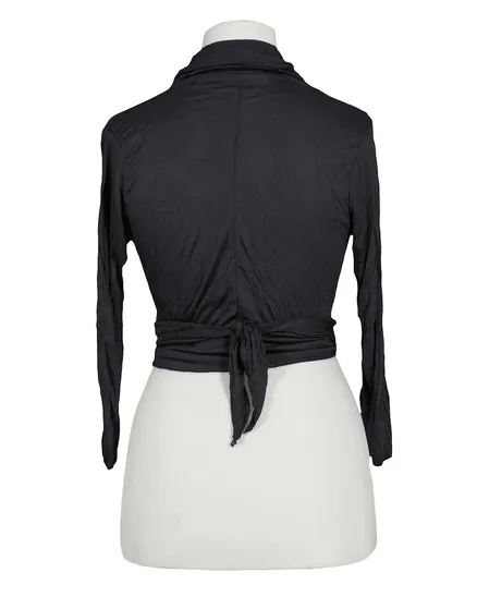 Bolero Cardigan in schwarz von Spaziodonna
