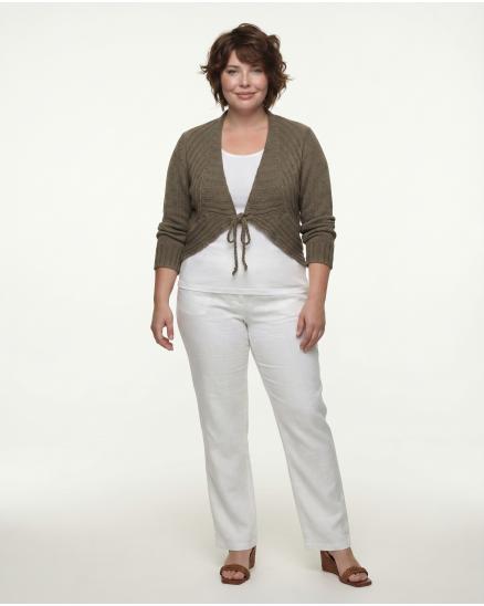 Bolero Strickjacke in braun von Amandine