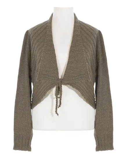 Bolero Strickjacke in braun von Amandine