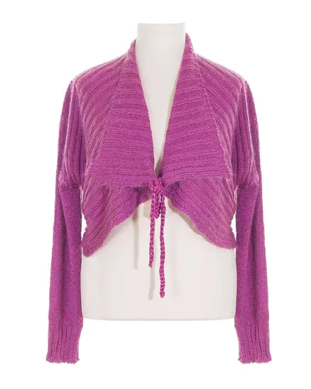 Bolero Strickjacke in purpur von Amandine
