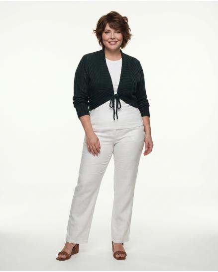 Bolero Strickjacke in schwarz von Amandine