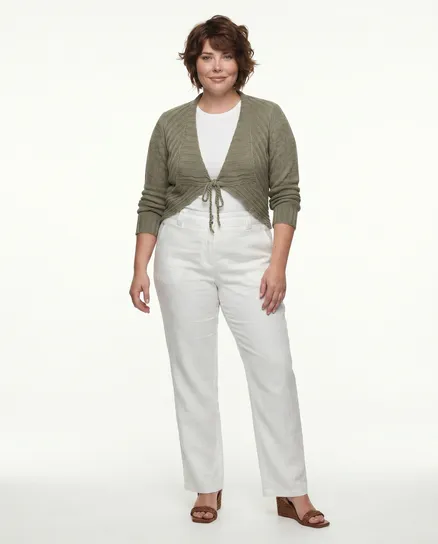 Bolero Strickjacke in taupe von Amandine