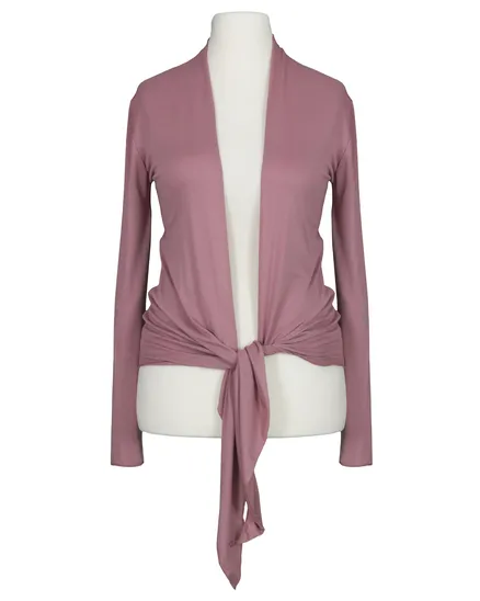 Bolero Viskose in rosenholz von fashion made in italy