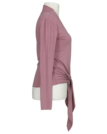 Bolero Viskose in rosenholz von fashion made in italy