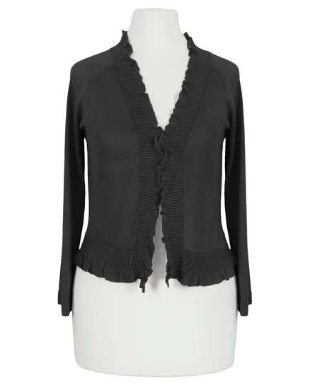 Bolero Viskosestrick in schwarz von Made in Italy