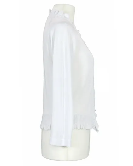 Bolero Viskosestrick in wei� von Made in Italy