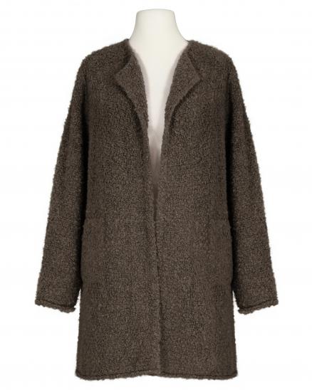 Boucl Strickhlle in braun von Made in Italy