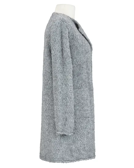 Boucl� Strickh�lle in grau von Made in Italy