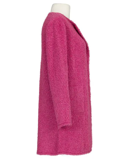 Boucl� Strickh�lle in pink von Made in Italy